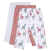 Girls Multicolor Pack Of 3 Legging
