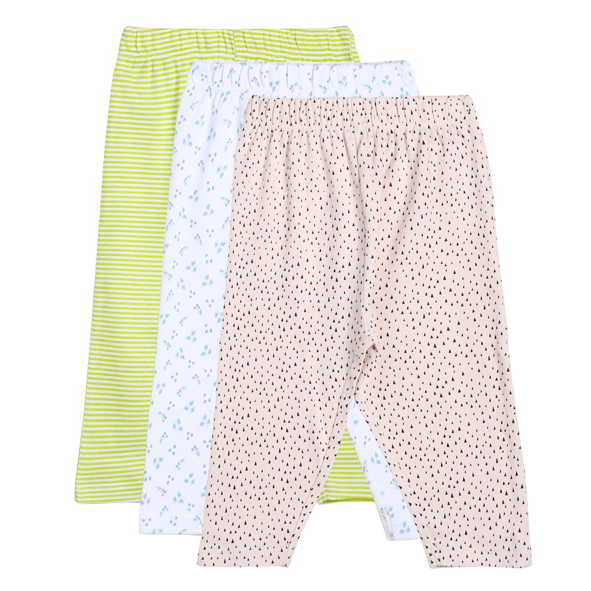Girls Multicolor Pack Of 3 Legging