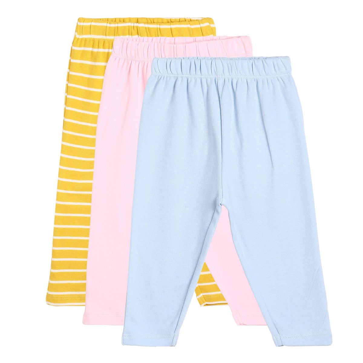 Girls Multicolor Pack Of 3 Legging
