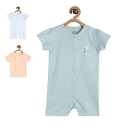 Girls Multicolor Pack Of 2 Romper