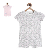 Girls Multicolor Pack Of 2 Romper