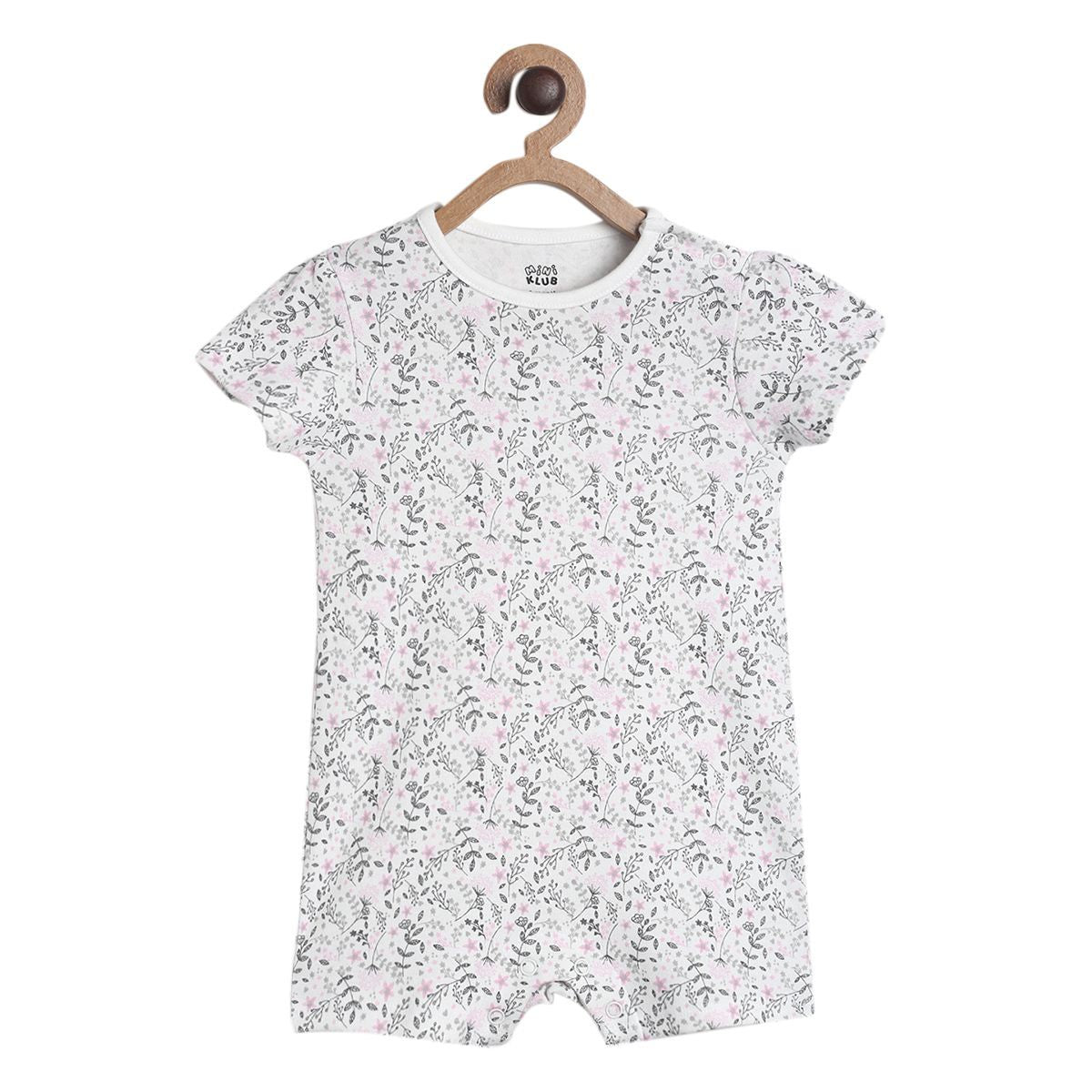 Girls Multicolor Pack Of 2 Romper