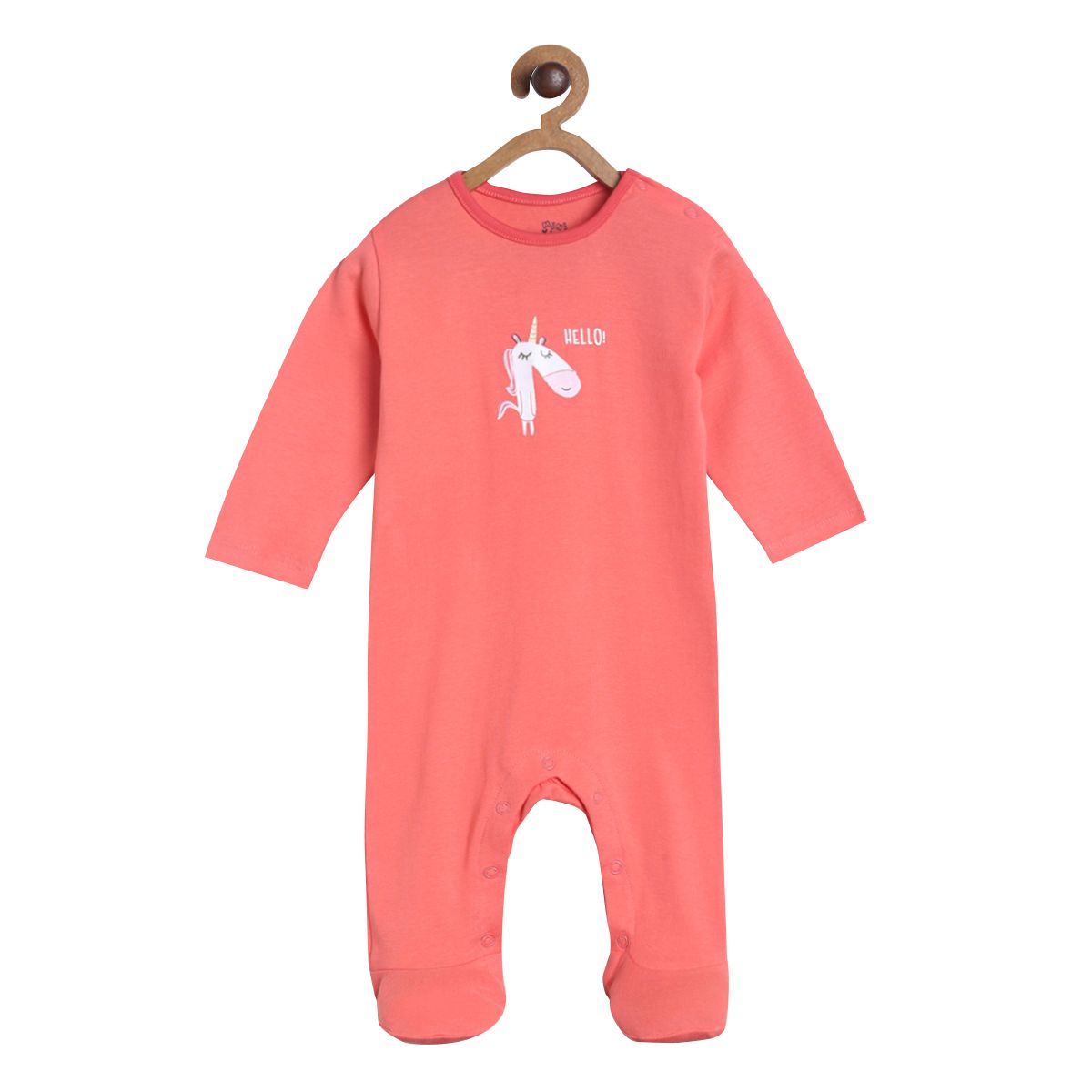 Girls Multicolor Pack Of 2 Sleep Suit