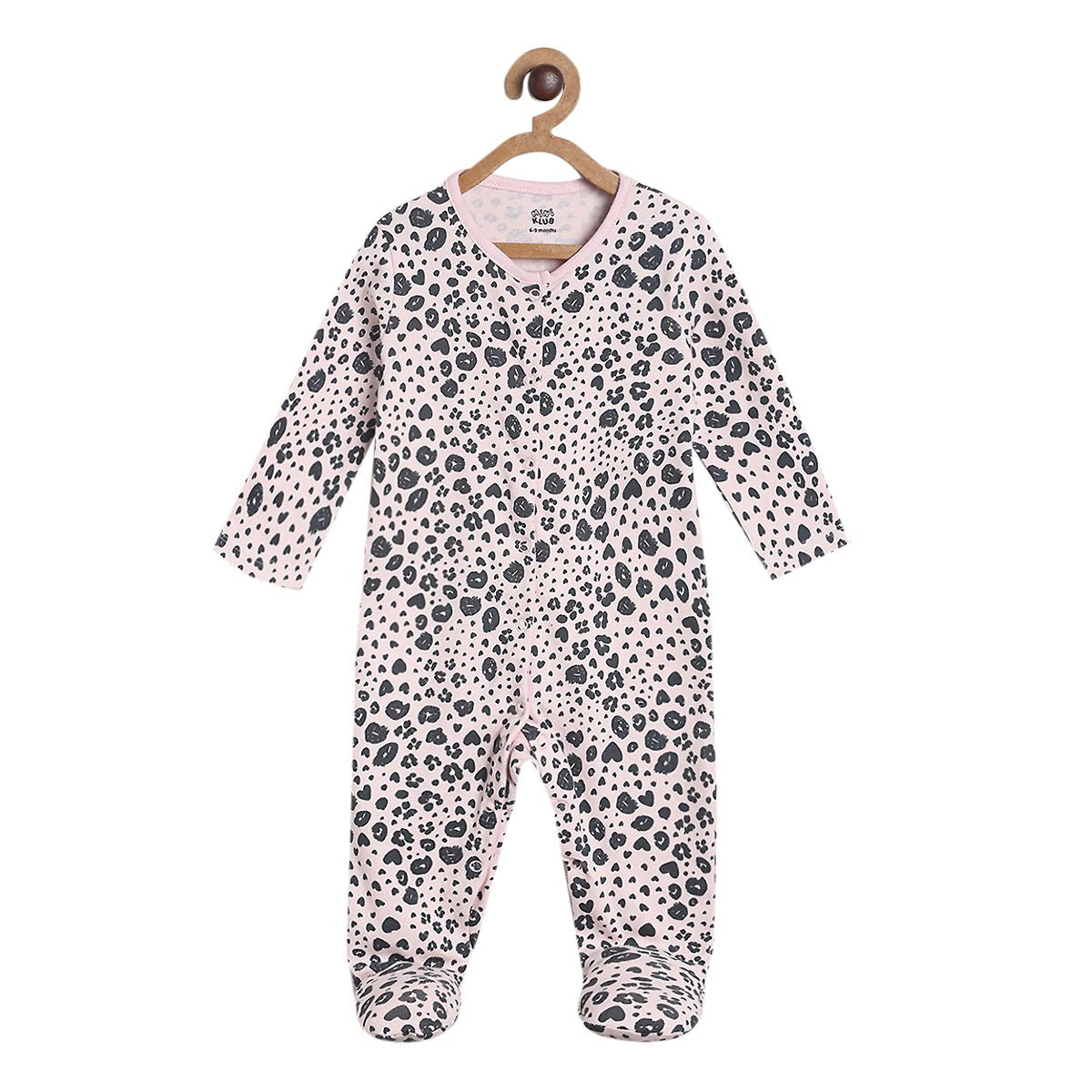 Girls Multicolor Pack Of 2 Sleep Suit