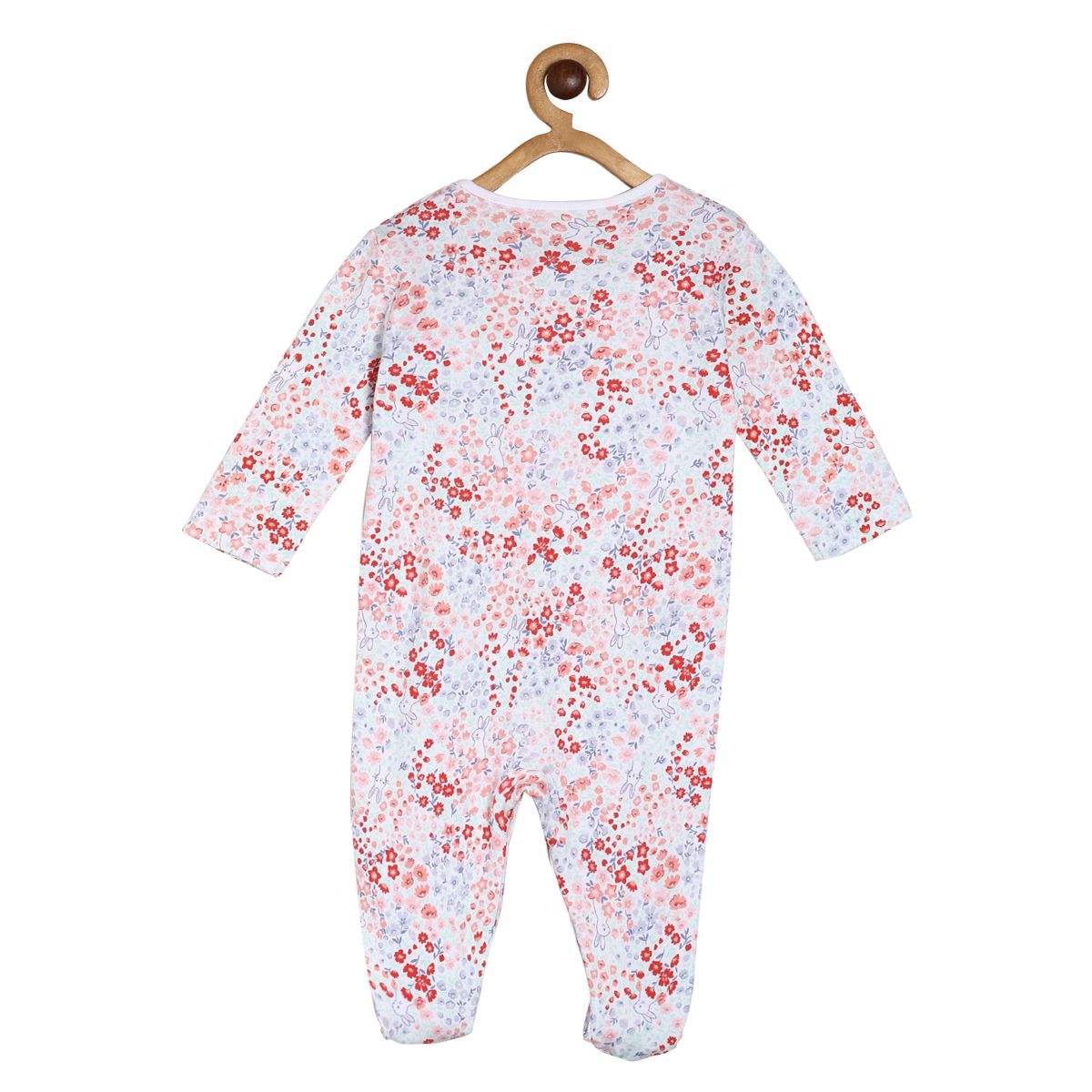 Girls Multicolor Pack Of 2 Sleep Suit