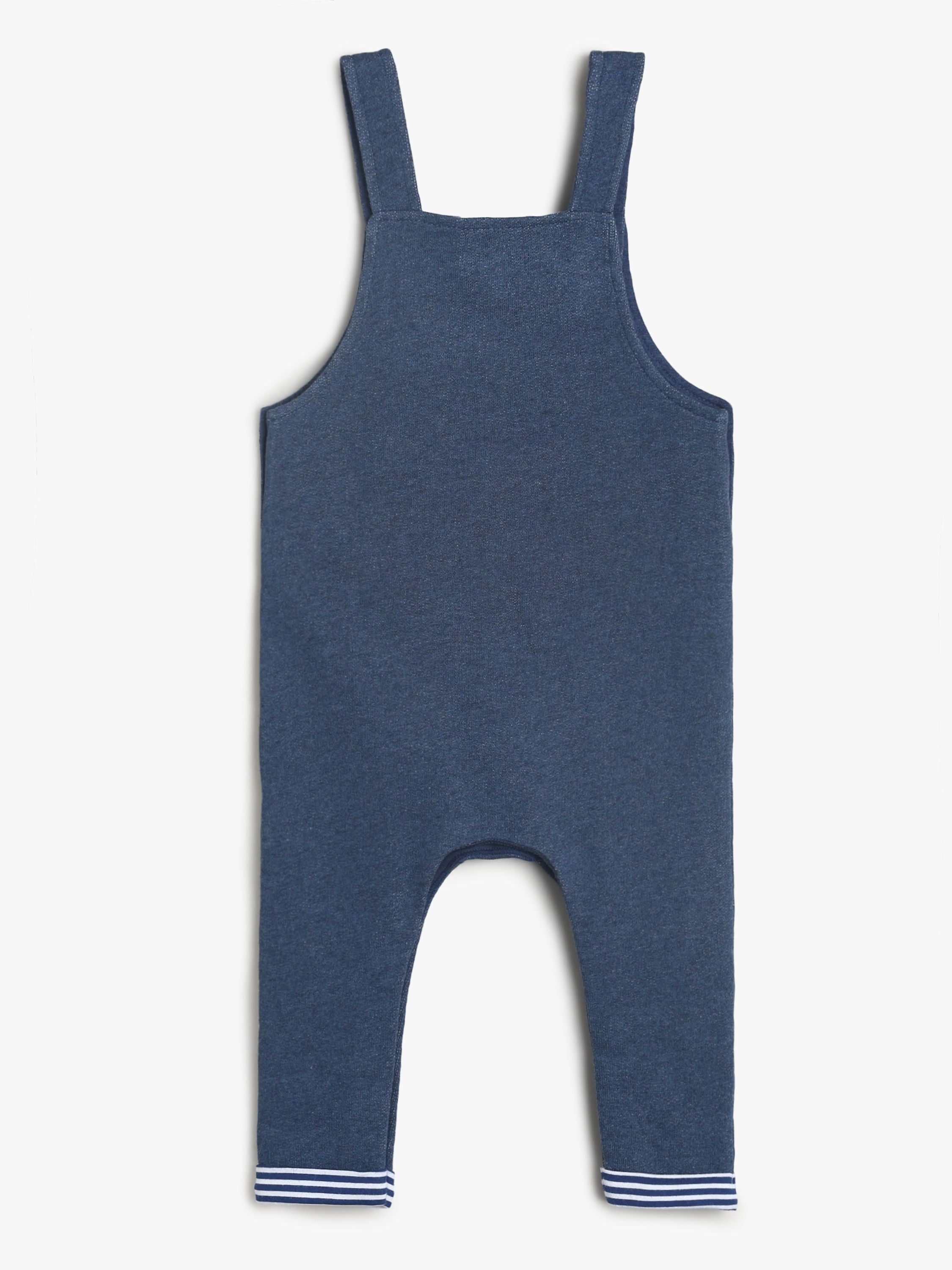 Boys Navy Dungaree Set
