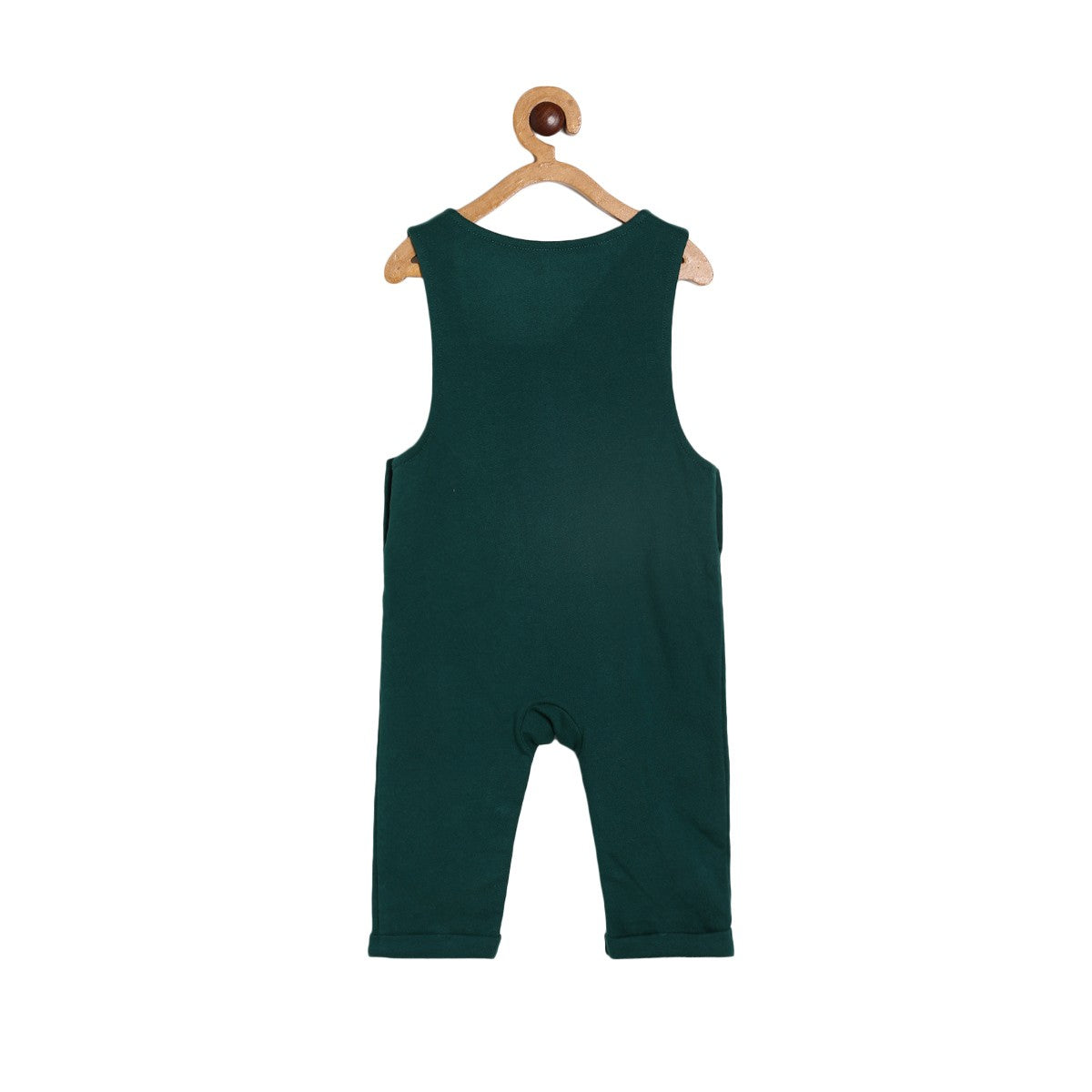 Boys Green Dungaree Set