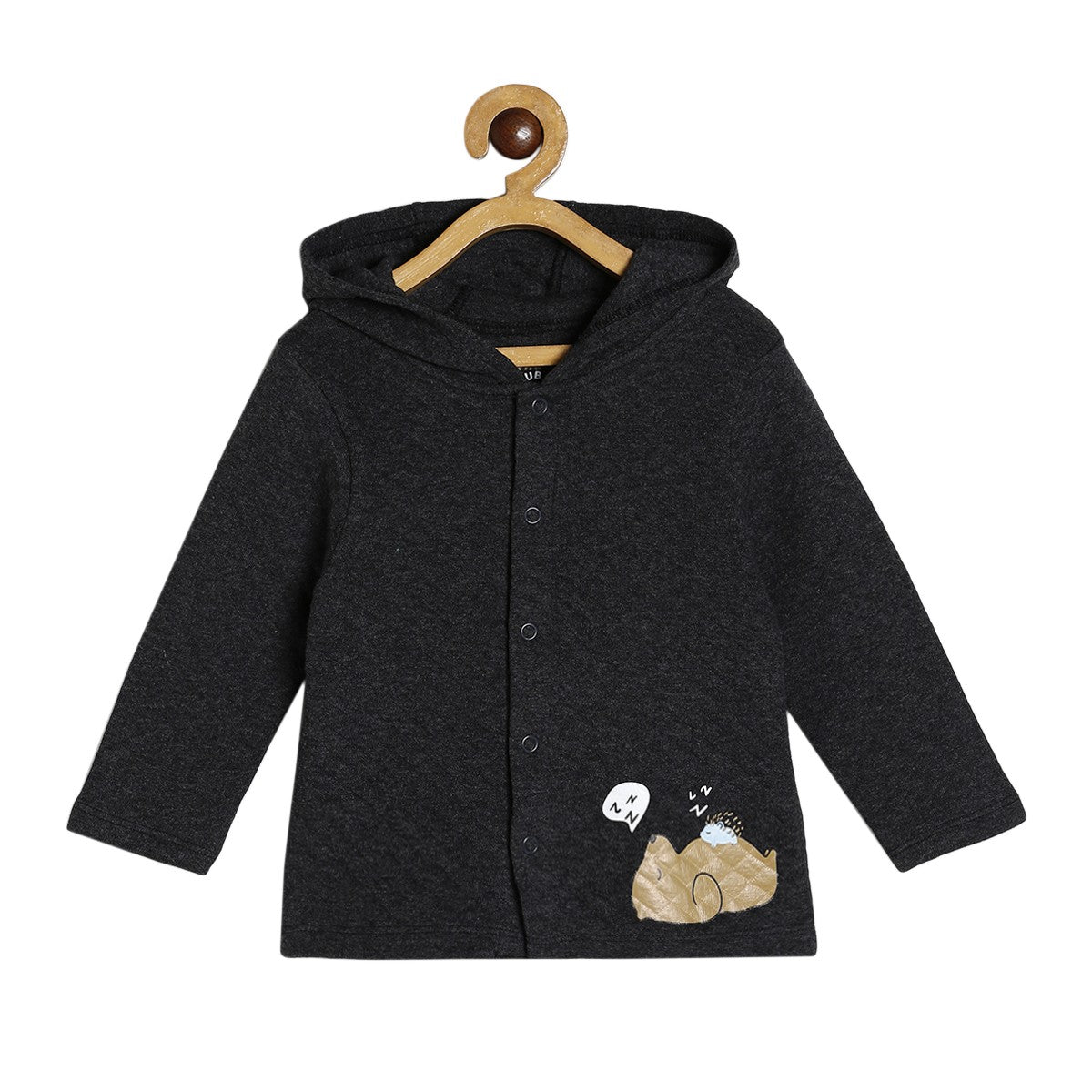Boys Charcoal Pack Of 1 Jacket