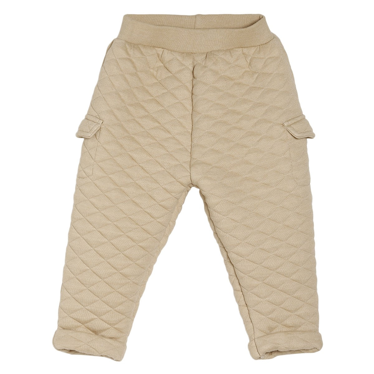 Boys Beige Pack Of 1 Knit Bottom