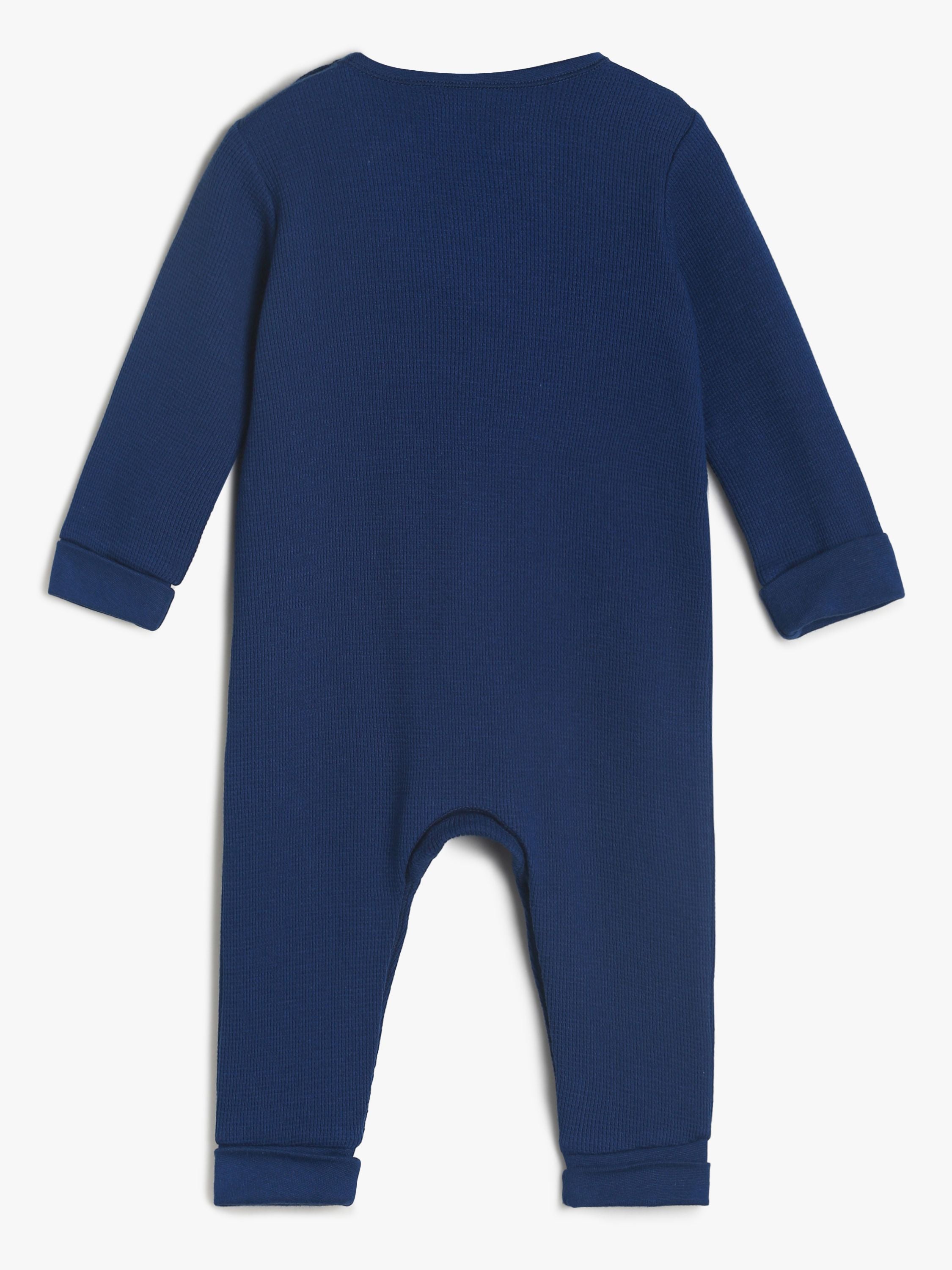 Boys Navy Rompers