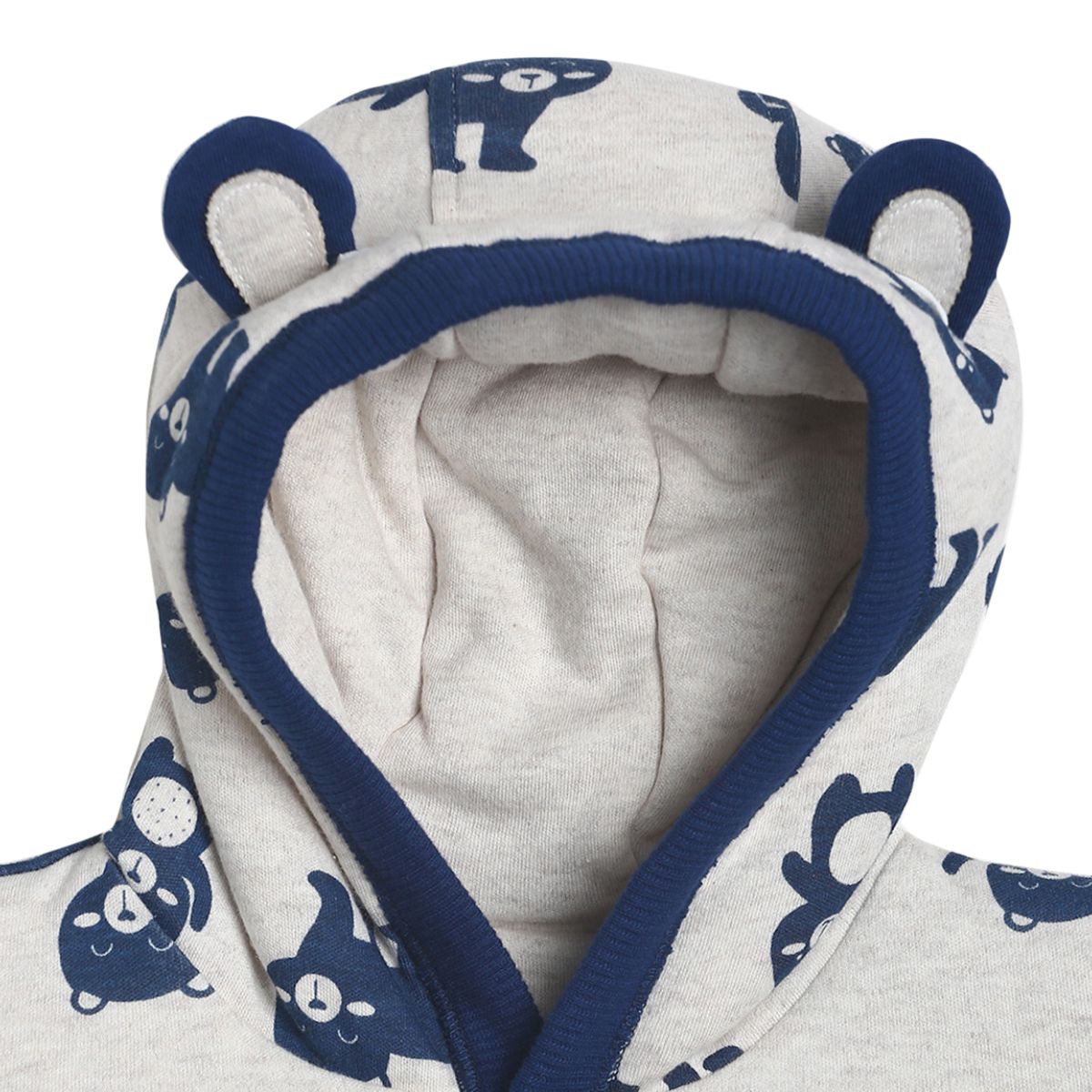 Boys Oatmeal Marl Pack Of 1 Romper