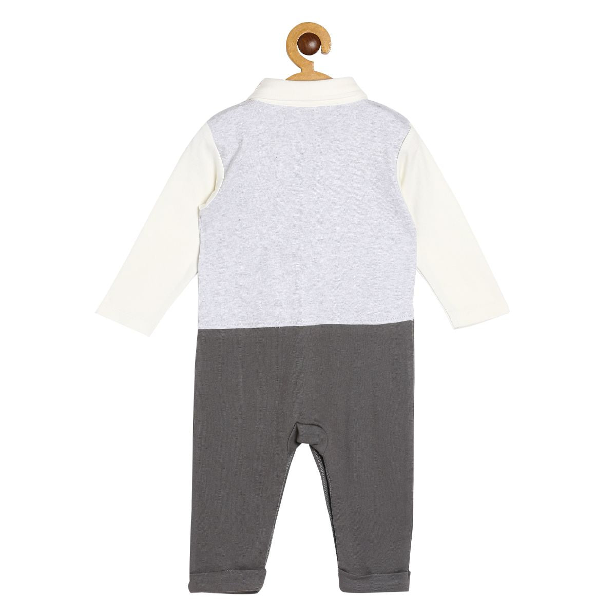 Boys Grey Pack Of 1 Romper