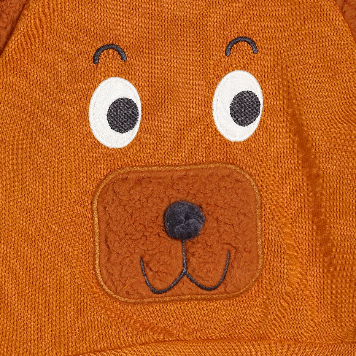 Boys Brown Pack Of 1 Sweat Shirt