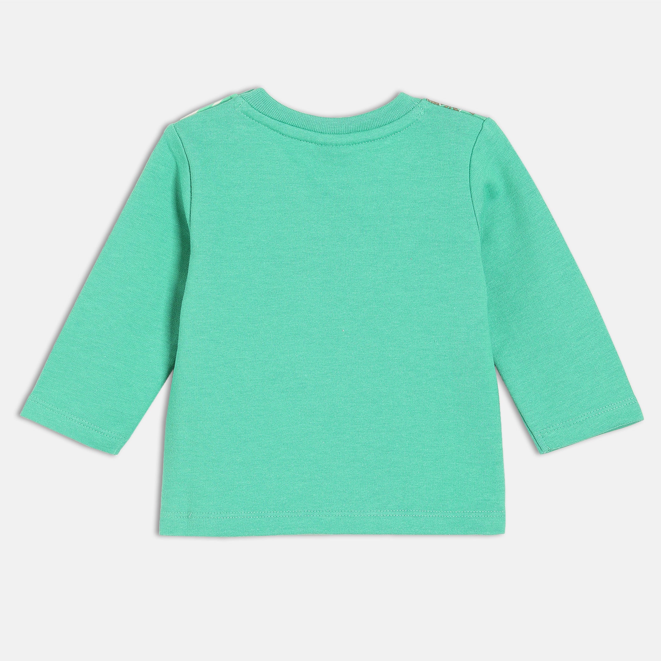 Baby Boys Scenic Farm Print T-Shirt, Mint Green