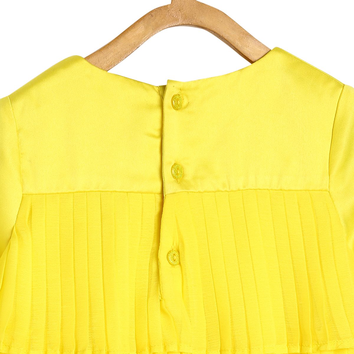 Girls Yellow Pack Of 1 Dress