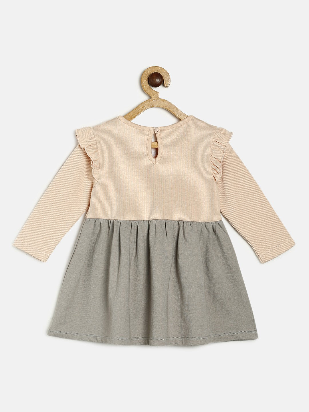 Girls Pink And Grey Pi Grey Pack Of 1 Dress
