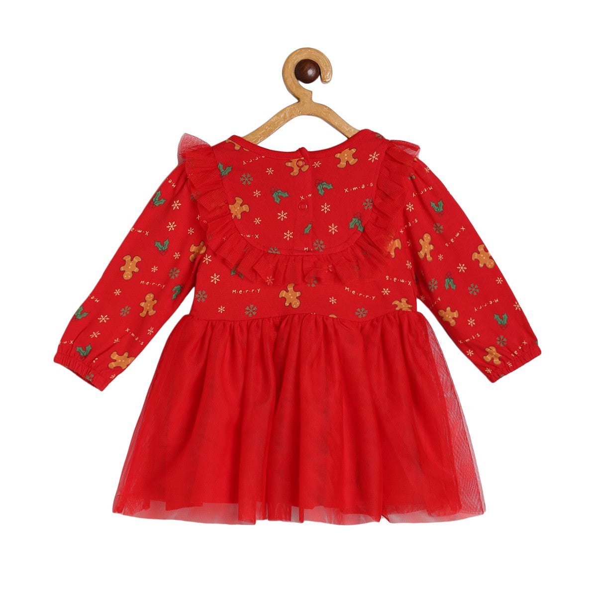 Girls Red Pack Of 2 Dress And Stocking