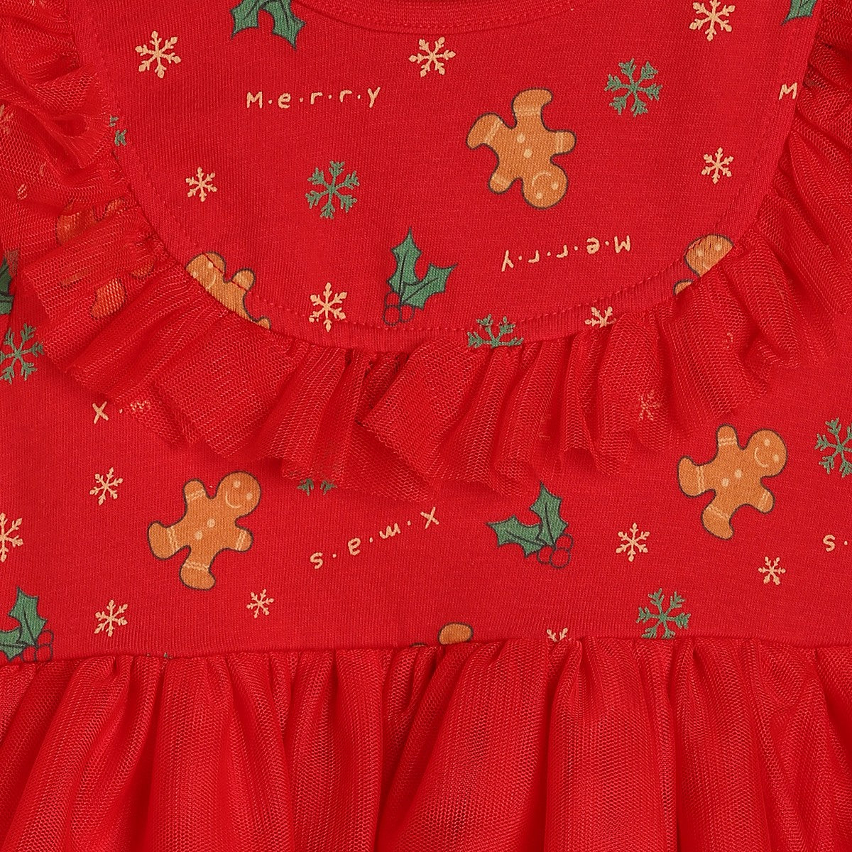 Girls Red Pack Of 2 Dress And Stocking
