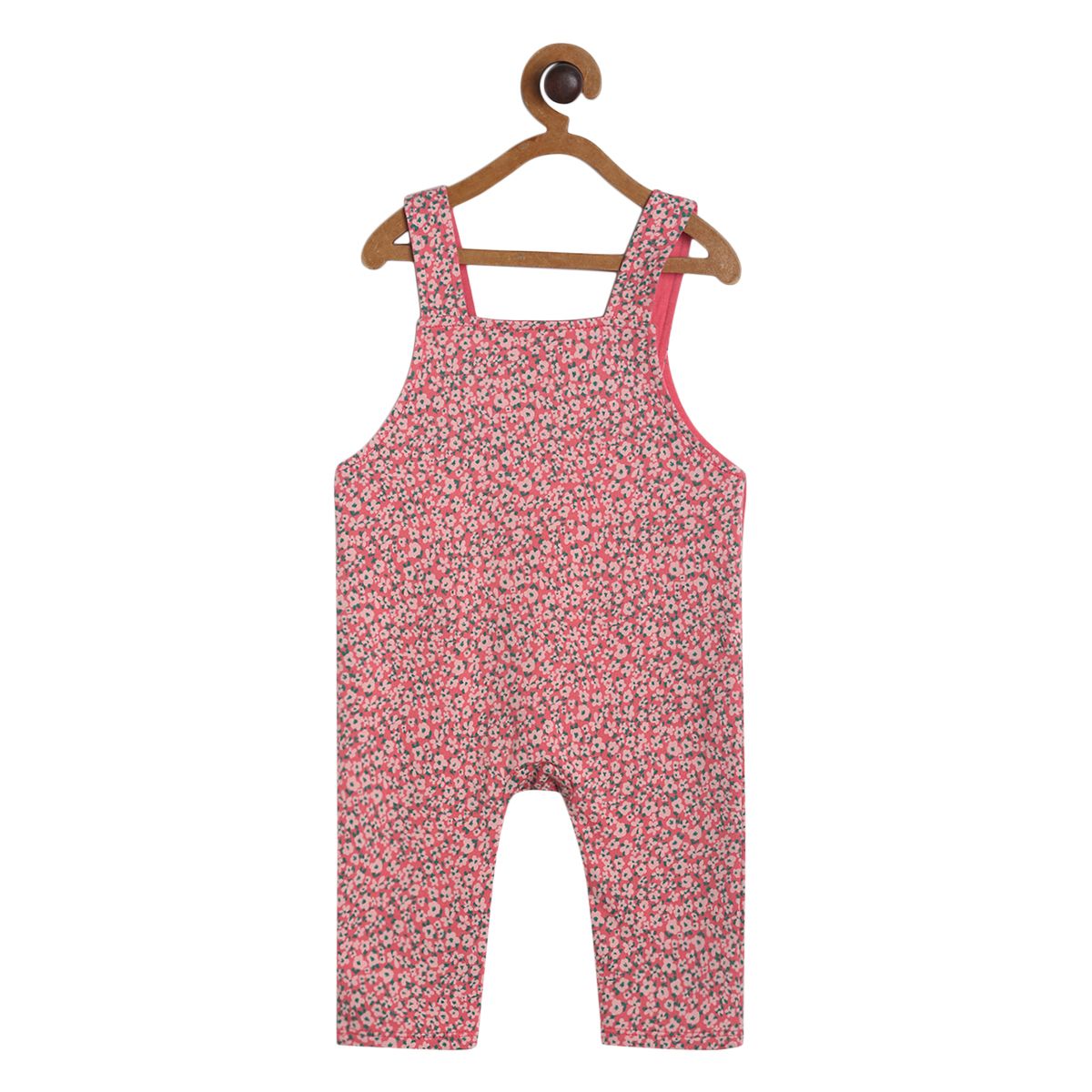 Girls Coral Pack Of 2 Dungaree Set