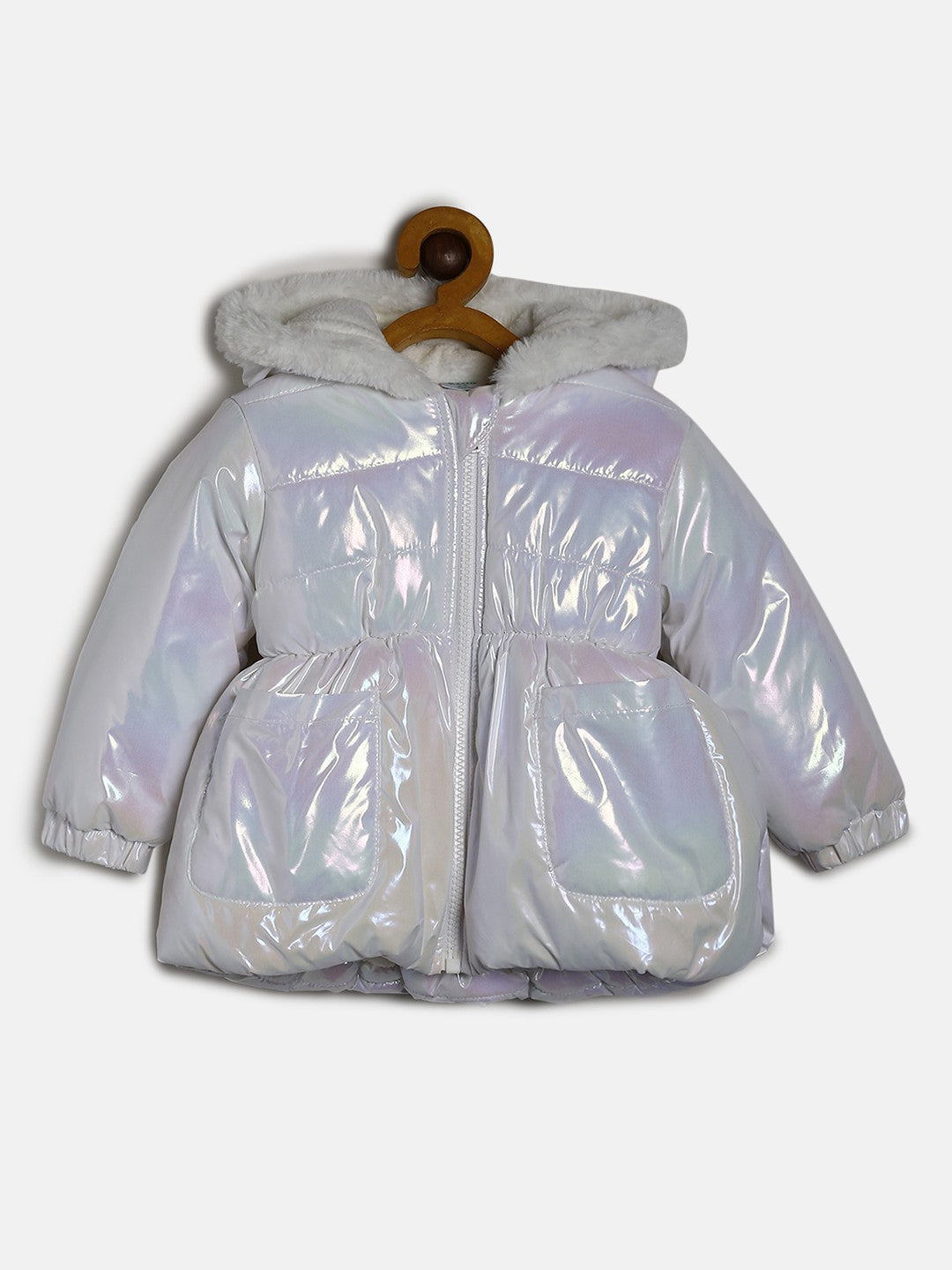Girls White Pack Of 1 Jacket