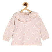 Girls Rose Pink Pack Of 1 Knit Top