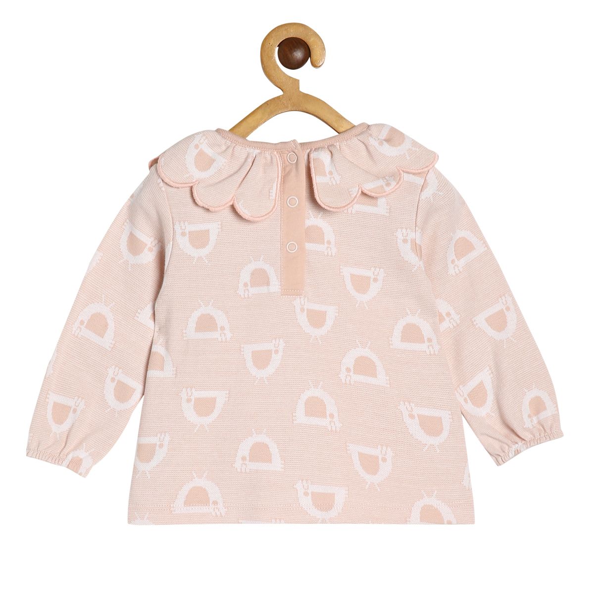 Girls Rose Pink Pack Of 1 Knit Top