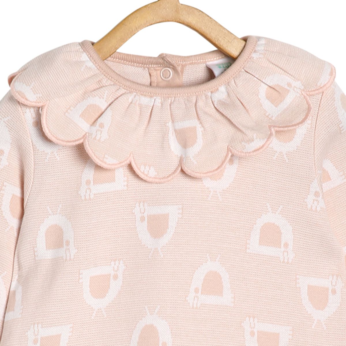 Girls Rose Pink Pack Of 1 Knit Top