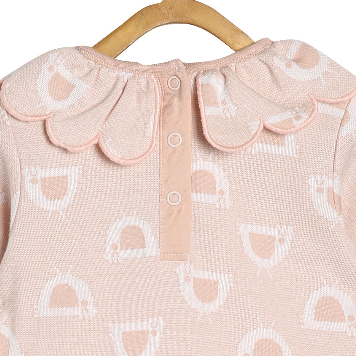 Girls Rose Pink Pack Of 1 Knit Top