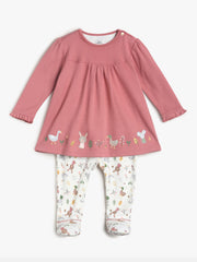 Girls Brown Sleepsuit