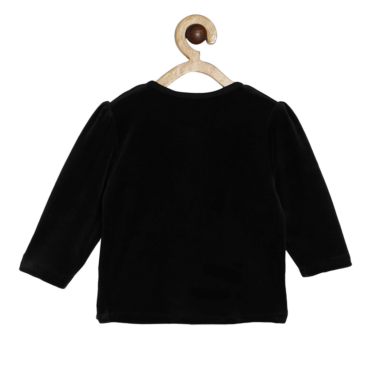 Girls Black Pack Of 2 Top And Bottom