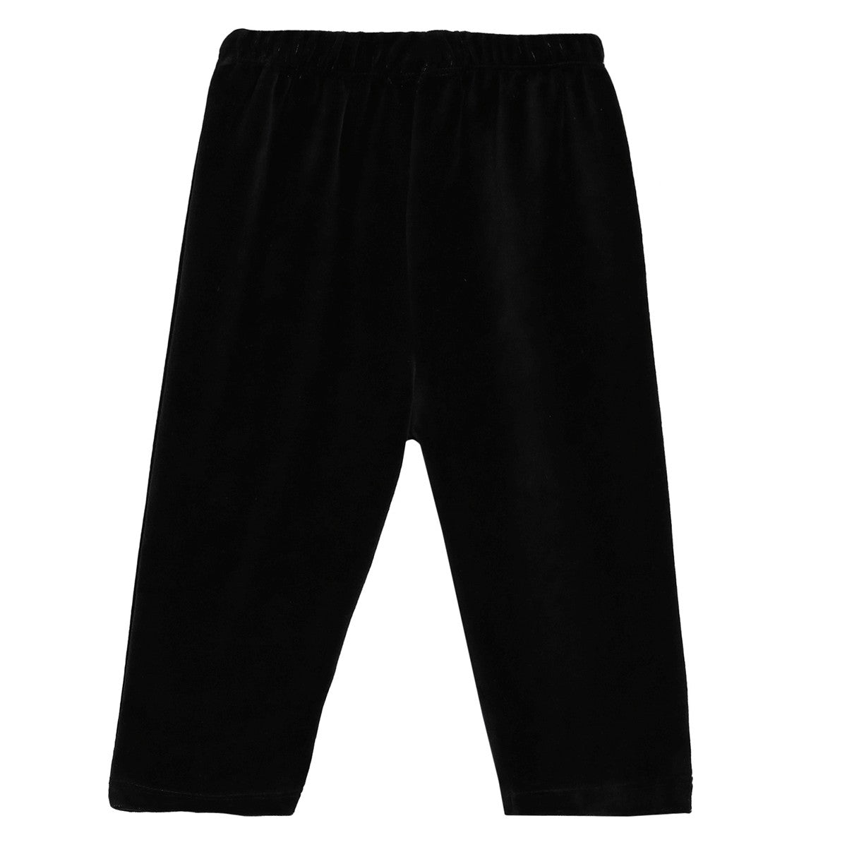 Girls Black Pack Of 2 Top And Bottom