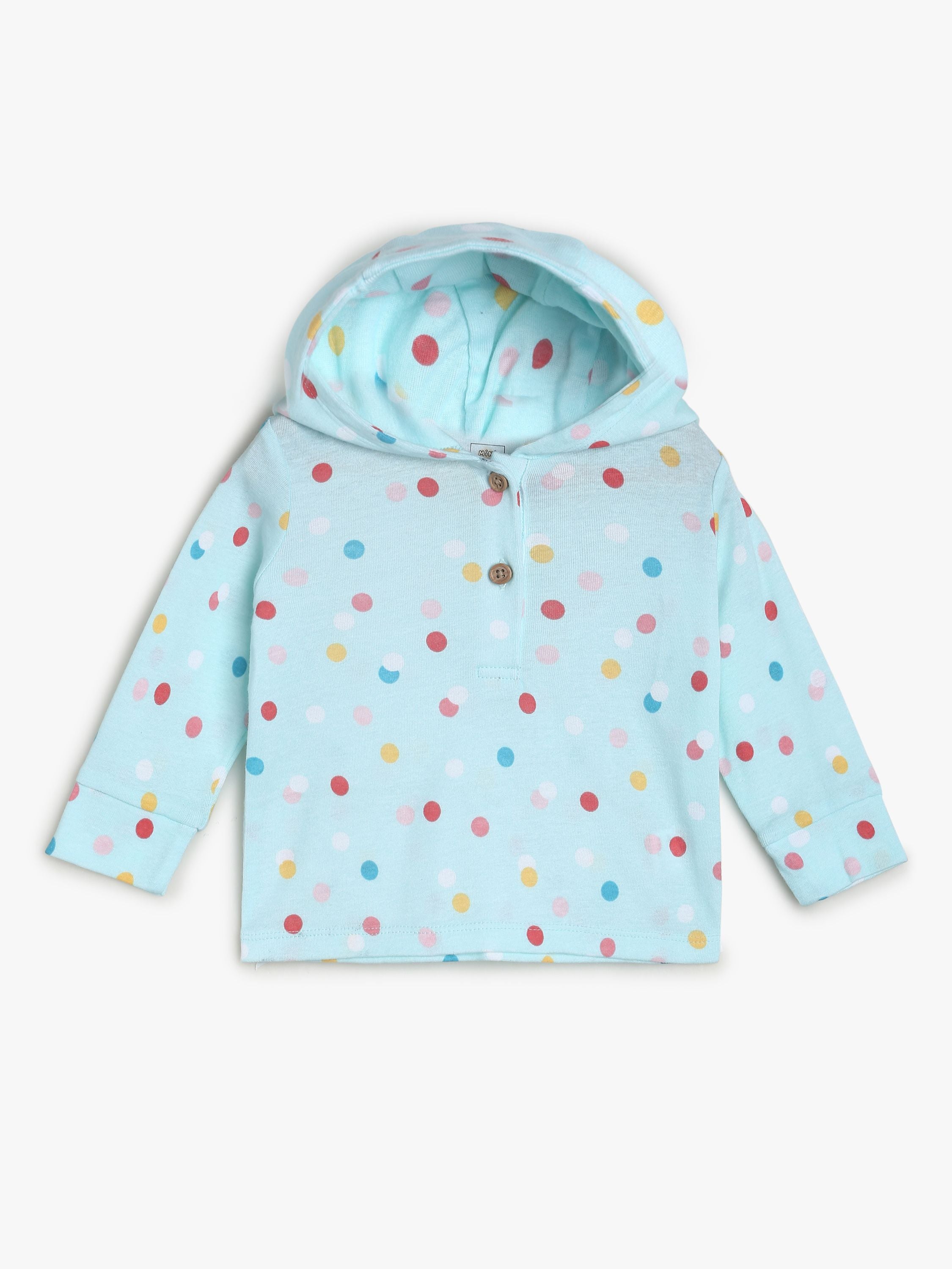 Girls Aqua Top & Knit Bottom