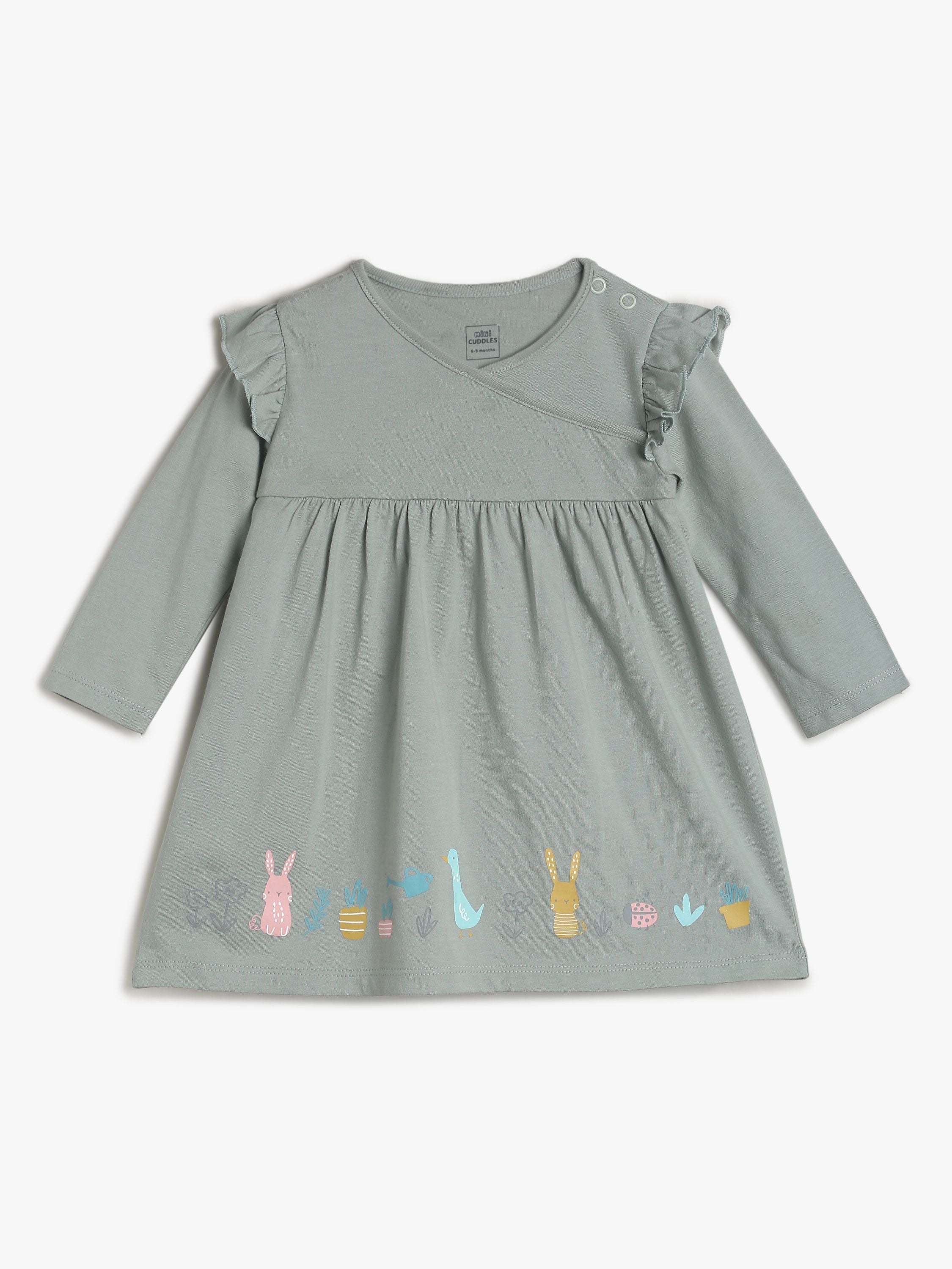 Girls Grey Top & Knit Bottom