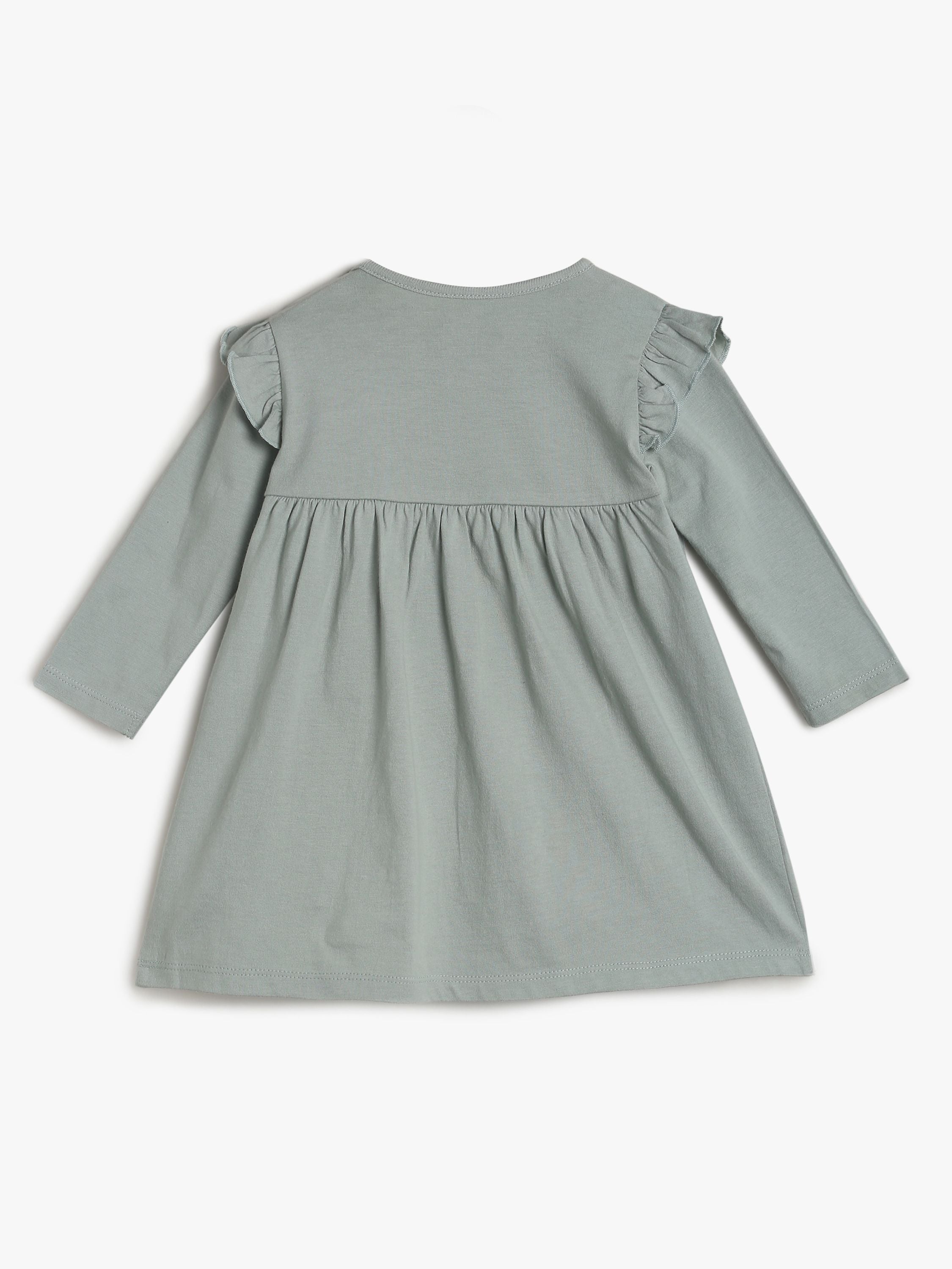 Girls Grey Top & Knit Bottom