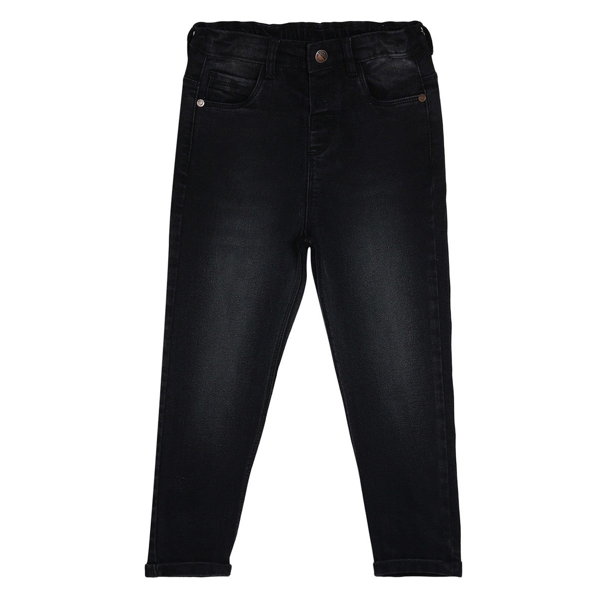 Boys Black Pack Of 1 Denim Pant