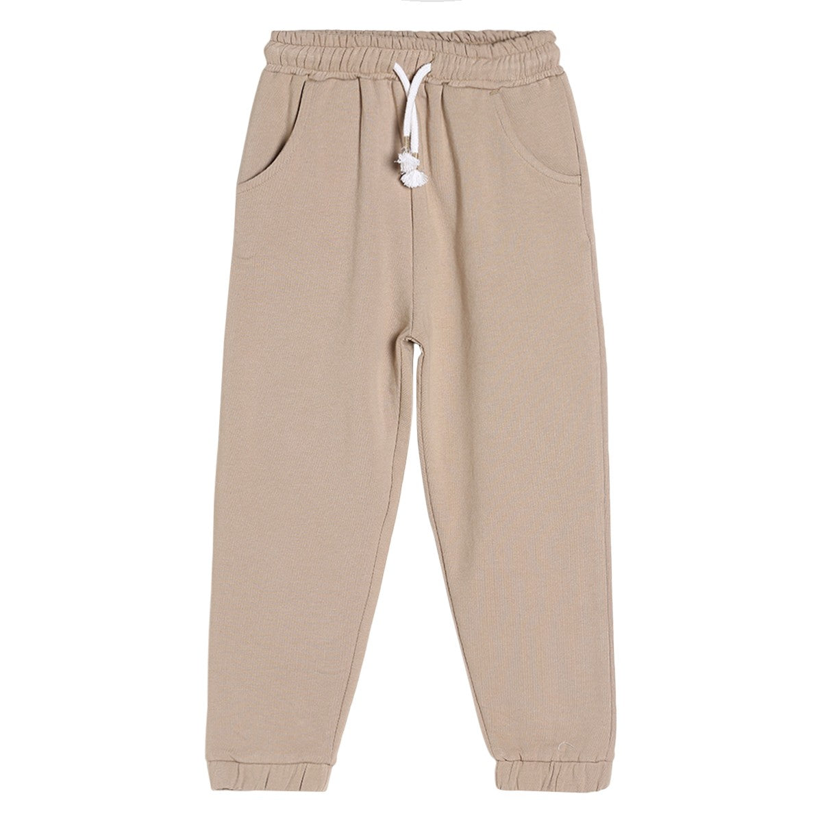 Boys Beige Pack Of 1 Jogger