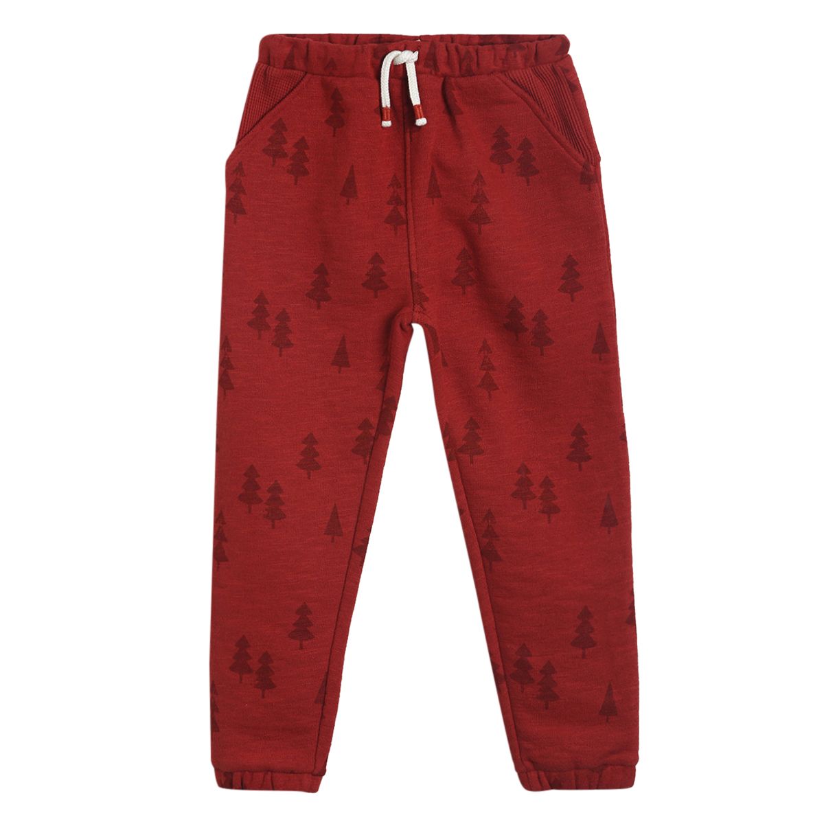 Boys Maroon Pack Of 1 Jogger