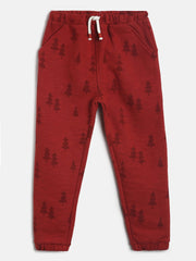 Boys Jogger - Maroon