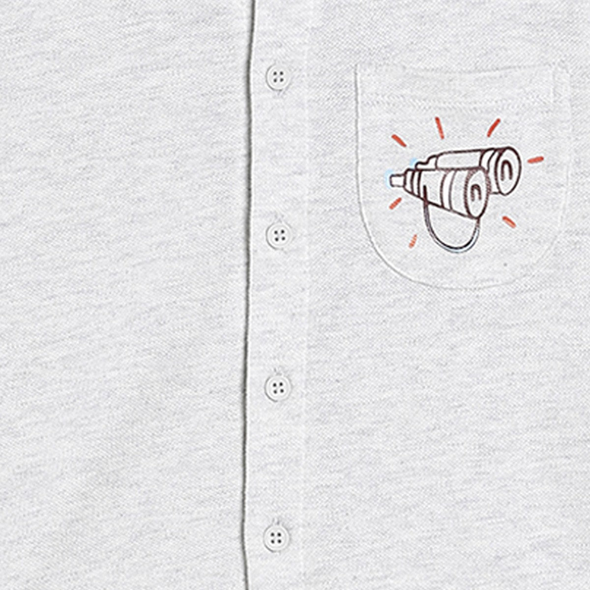 Boys Grey Pack Of 1 Shirt