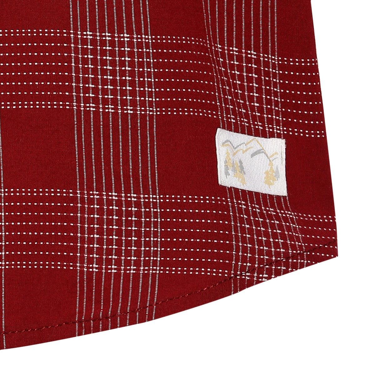 Boys Maroon Pack Of 1 Shirt