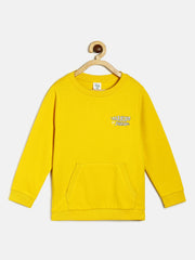 Boys Yellow Pack Of 1 Sweat Shirt