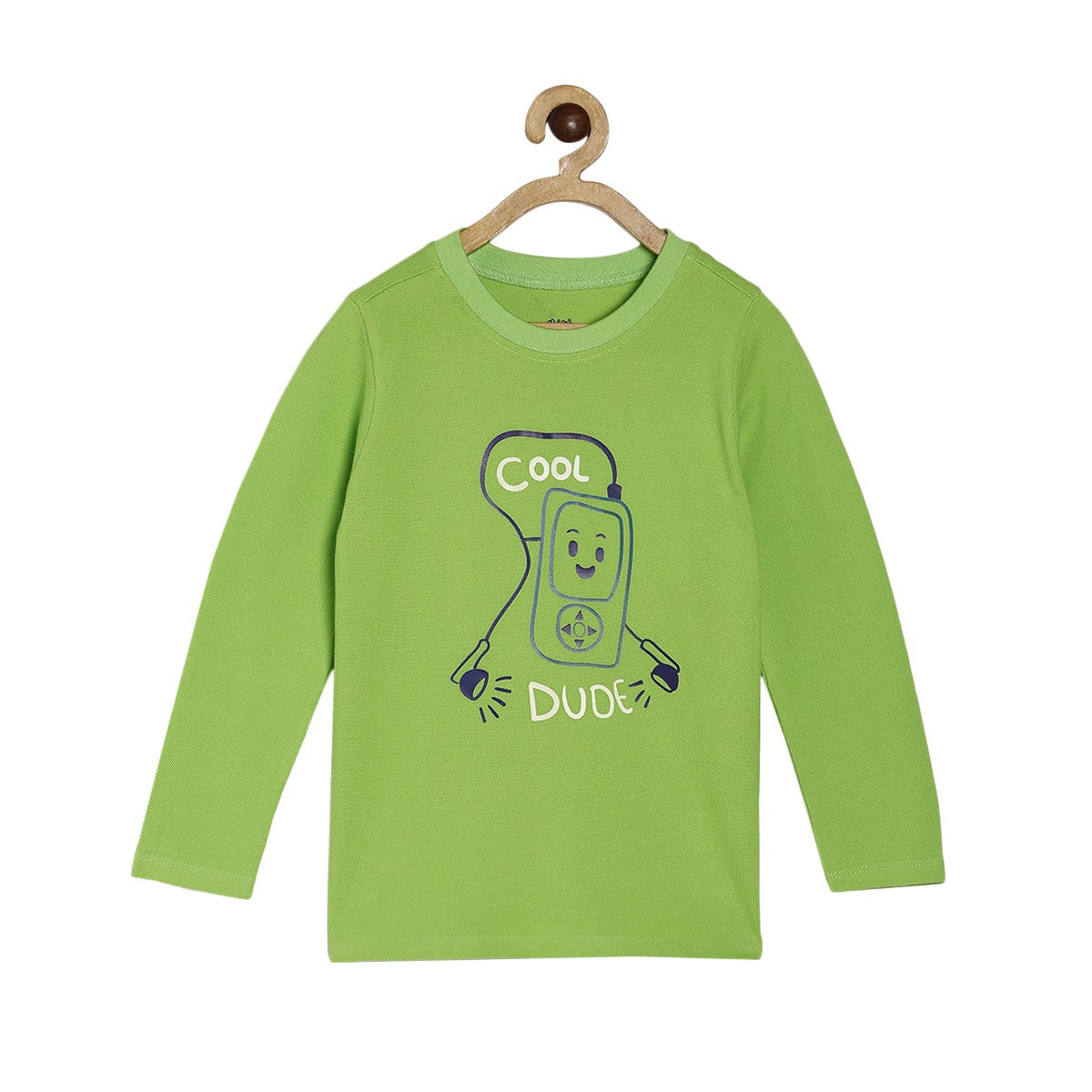 Boys Green Pack Of 1 T-Shirt