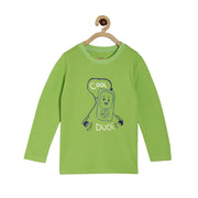 Boys Green Pack Of 1 T-Shirt