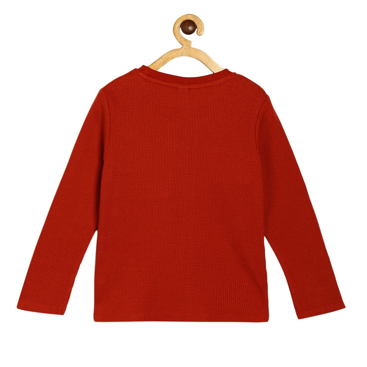 Boys Maroon Pack Of 1 T-Shirt