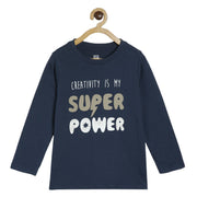 Boys Navy Pack Of 1 T-Shirt