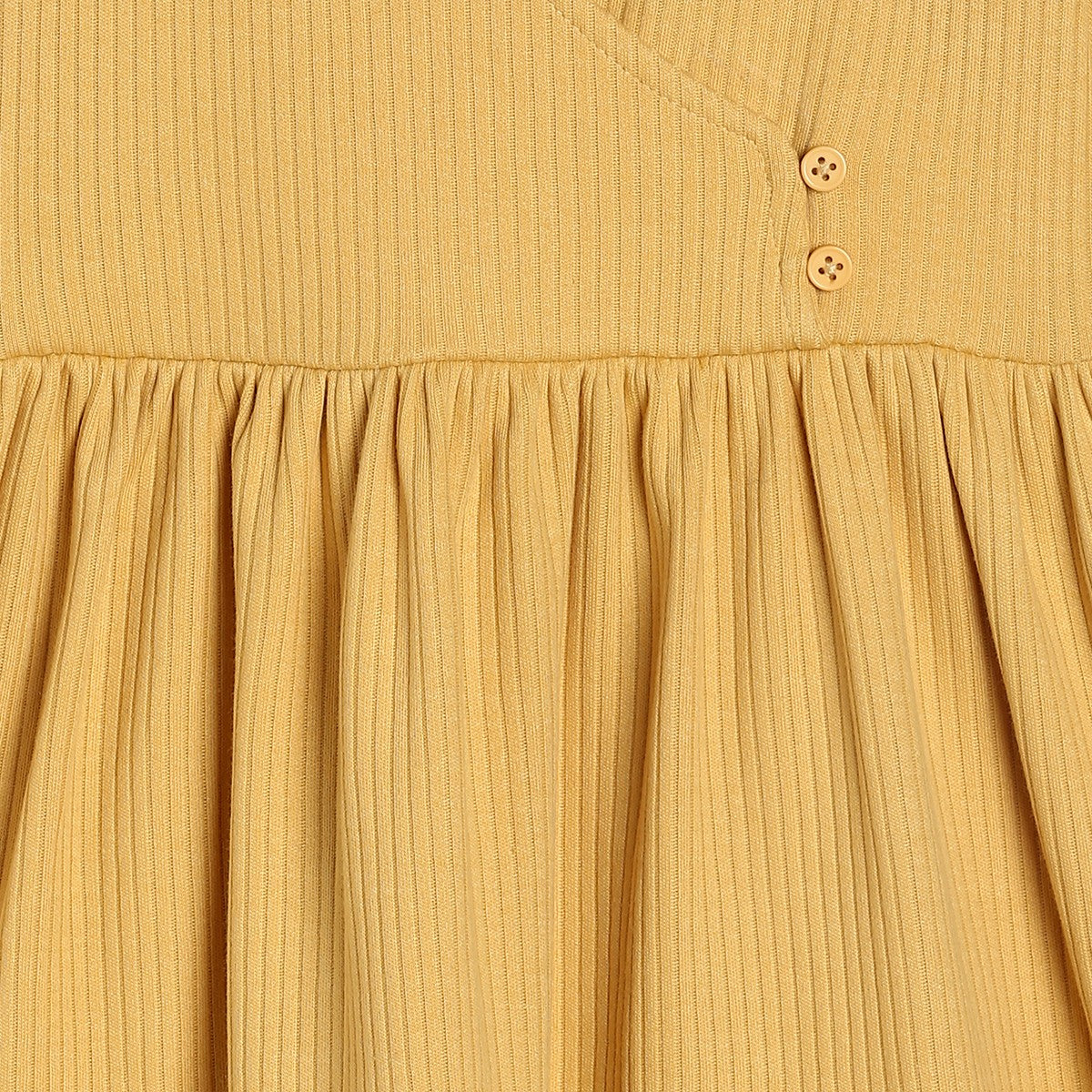 Girls Mustard Pack Of 1 Dress