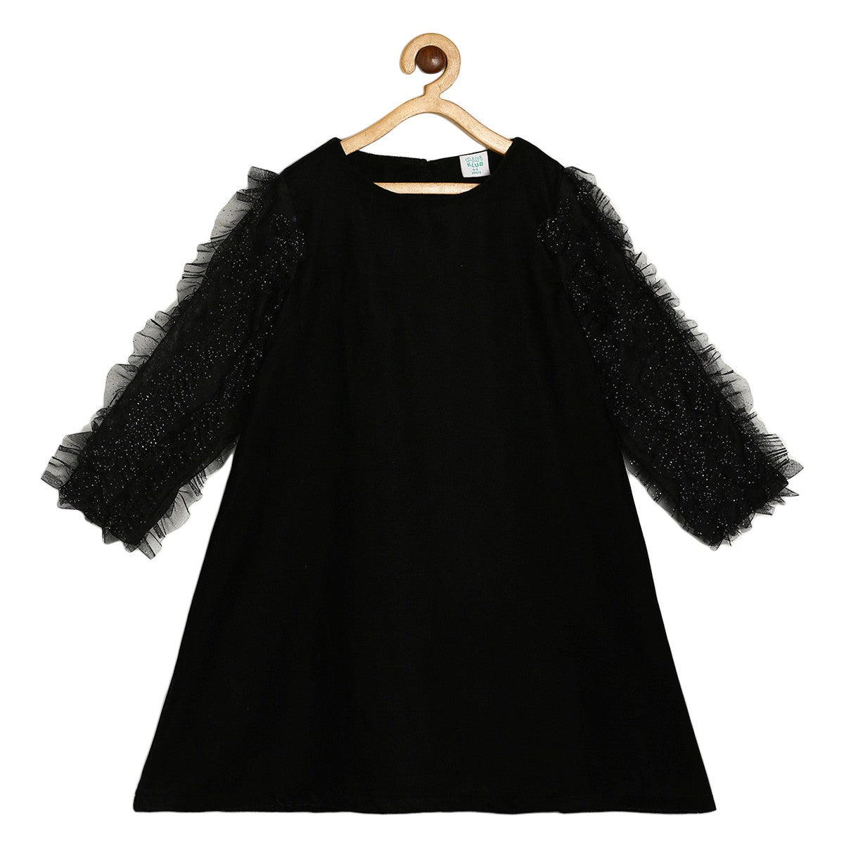 Girls Black Pack Of 1 Dress