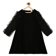 Girls Black Pack Of 1 Dress