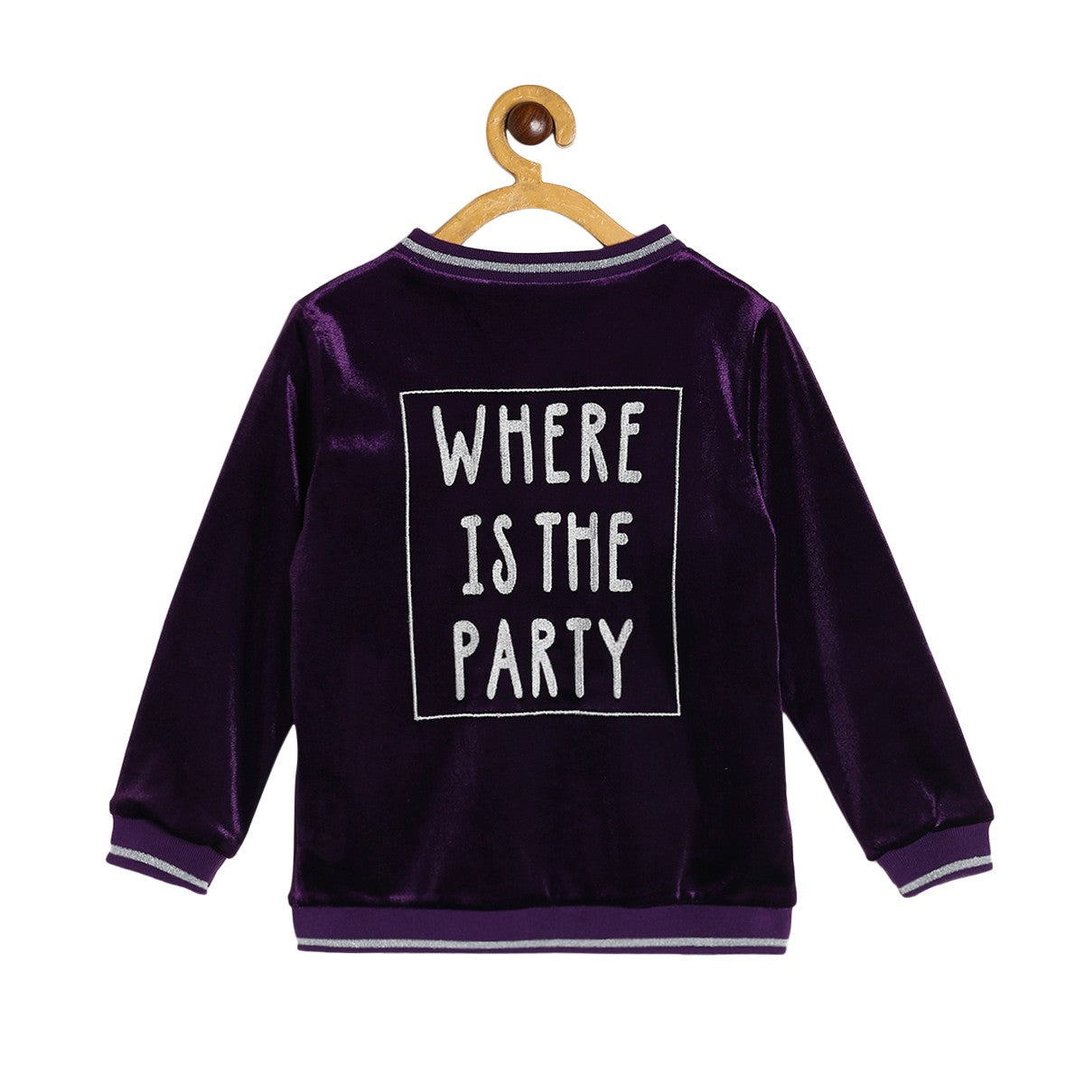 Girls Purple Pack Of 1 Jacket – MiniKlub.in