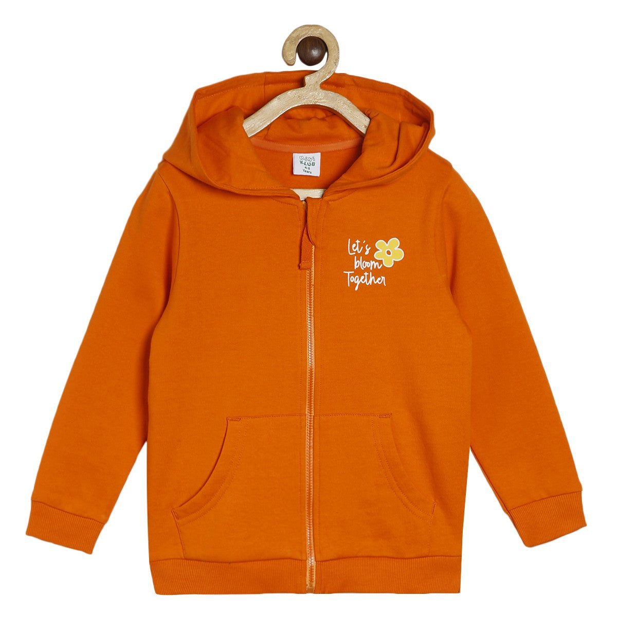 Girls Orange Pack Of 1 Jacket